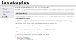 Desktop Screenshot of javatuples.org